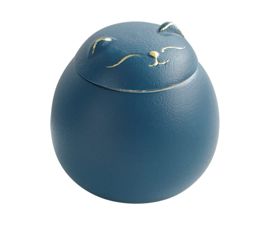 Mini poezenurn - Blauw